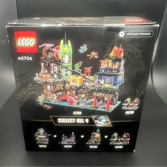 LEGO Micro NINJAGO City Markets 40706 – VIP Exclusive Micro Set – New Sealed - Picture 6 of 6